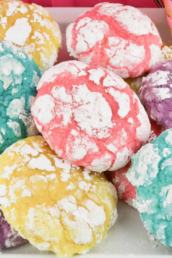 Lemon Crinkle Cookies-Best Spring Desserts