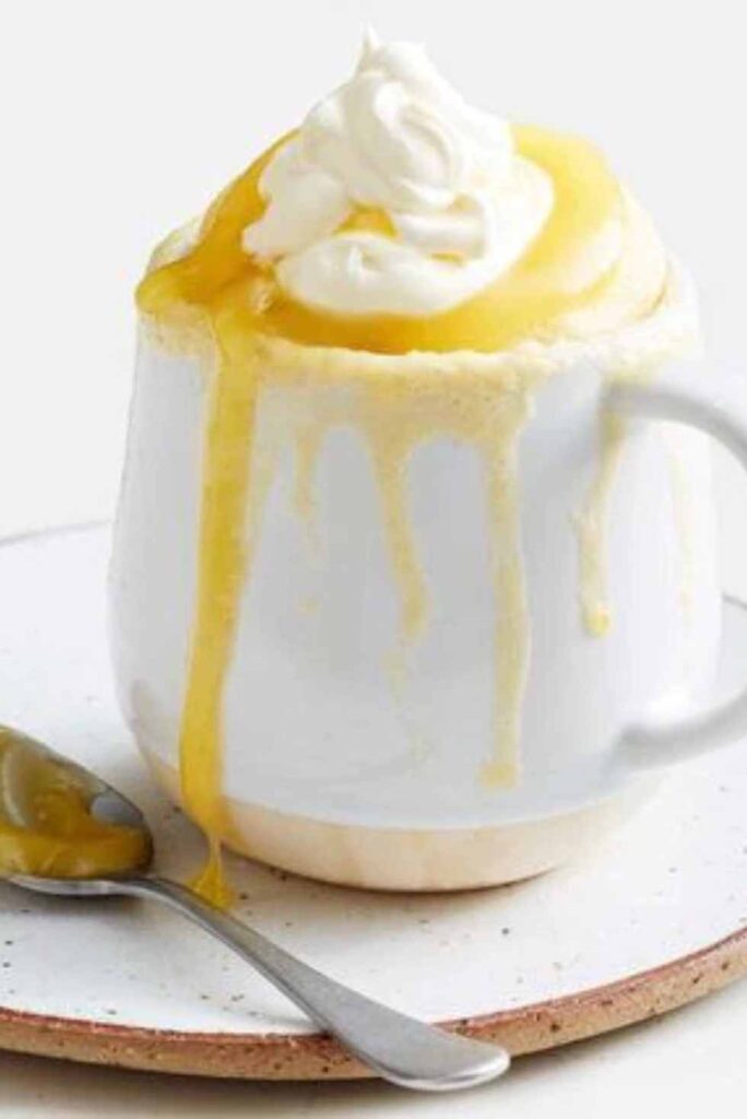 Lemon microwave mug cake-Best Mini Dessert Cup Recipes