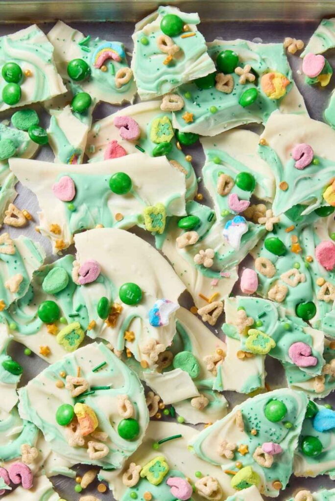 Leprechaun Bark-St. Patrick's Day Dessert