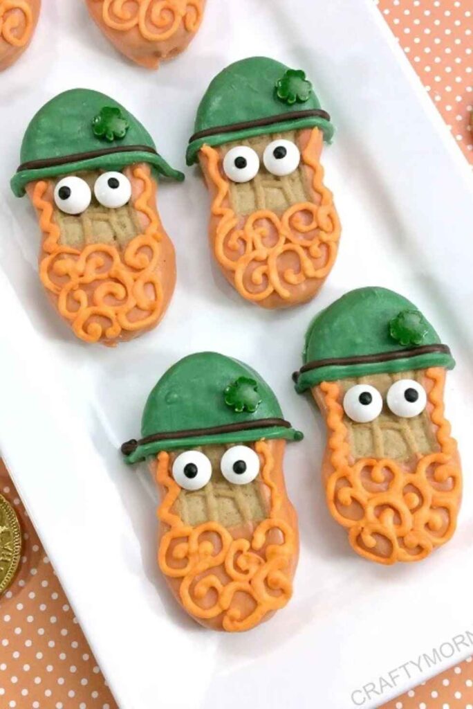 Leprechaun Nutter Butter Treats-St. Patrick's Day Dessert