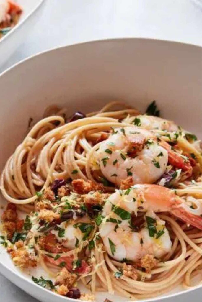 Lighter Shrimp Scampi-Healthy Weeknight Dinners