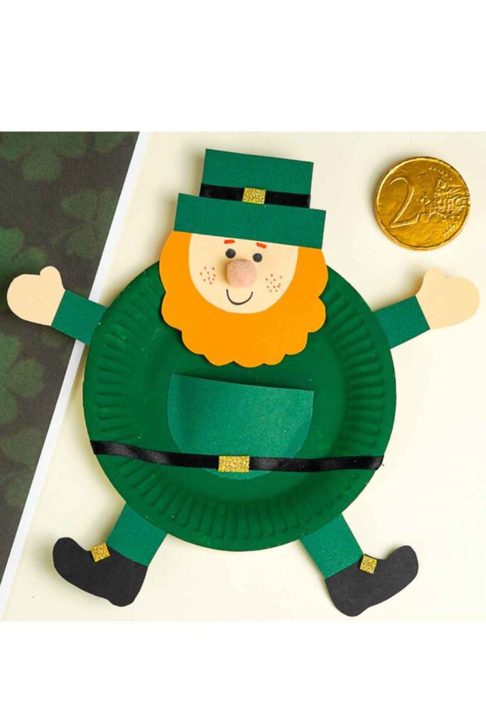 Paper Plate Leprechaun Craft