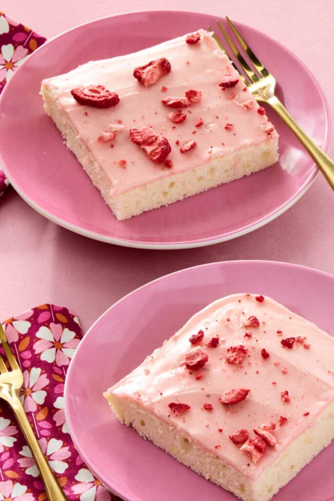 Pink Lemonade Sheet Cake-Best Spring Desserts