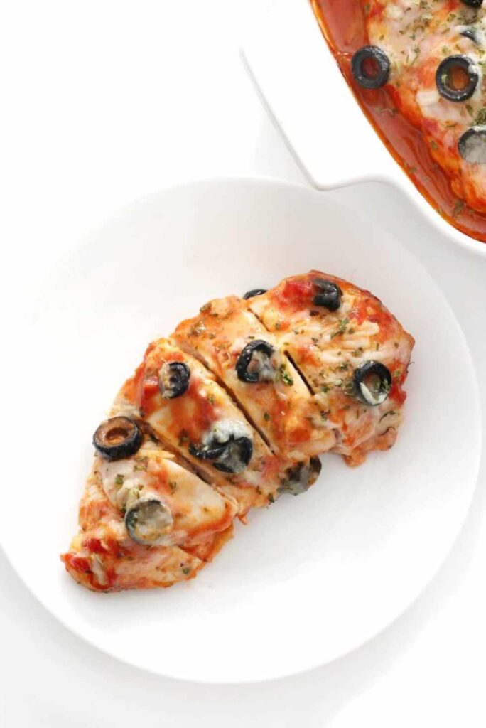 Pizza Chicken Bake-Healthy Weeknight Dinners