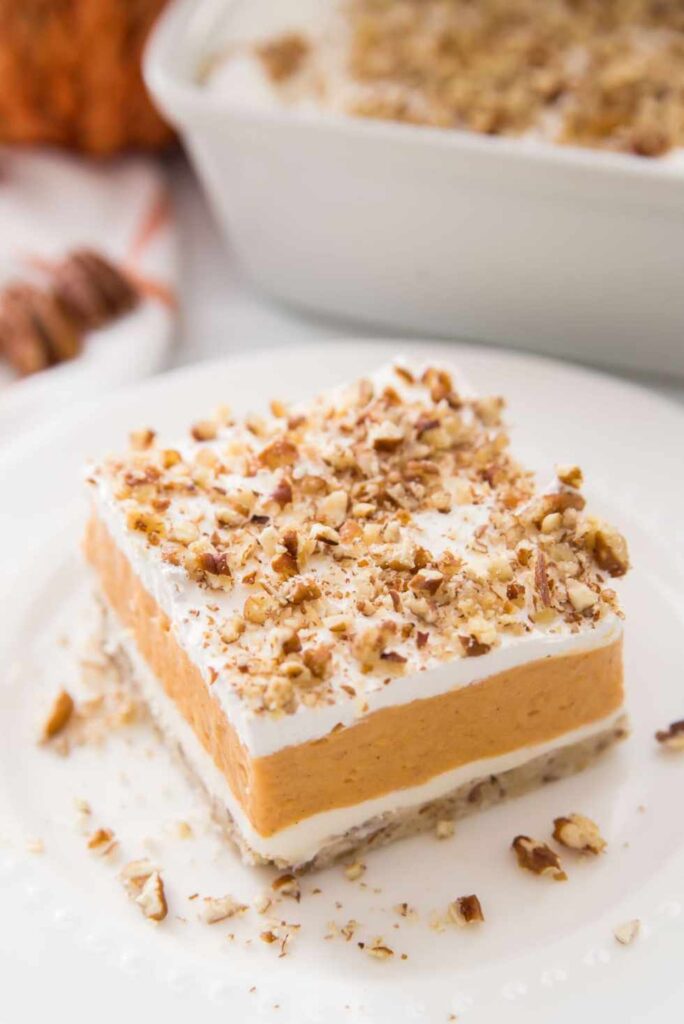 Pumpkin Dessert Lasagna