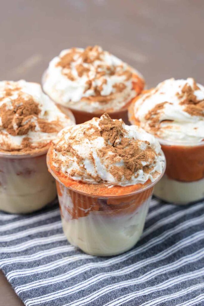 Pumpkin Pies in a Cup-Best Mini Dessert Cup Recipes