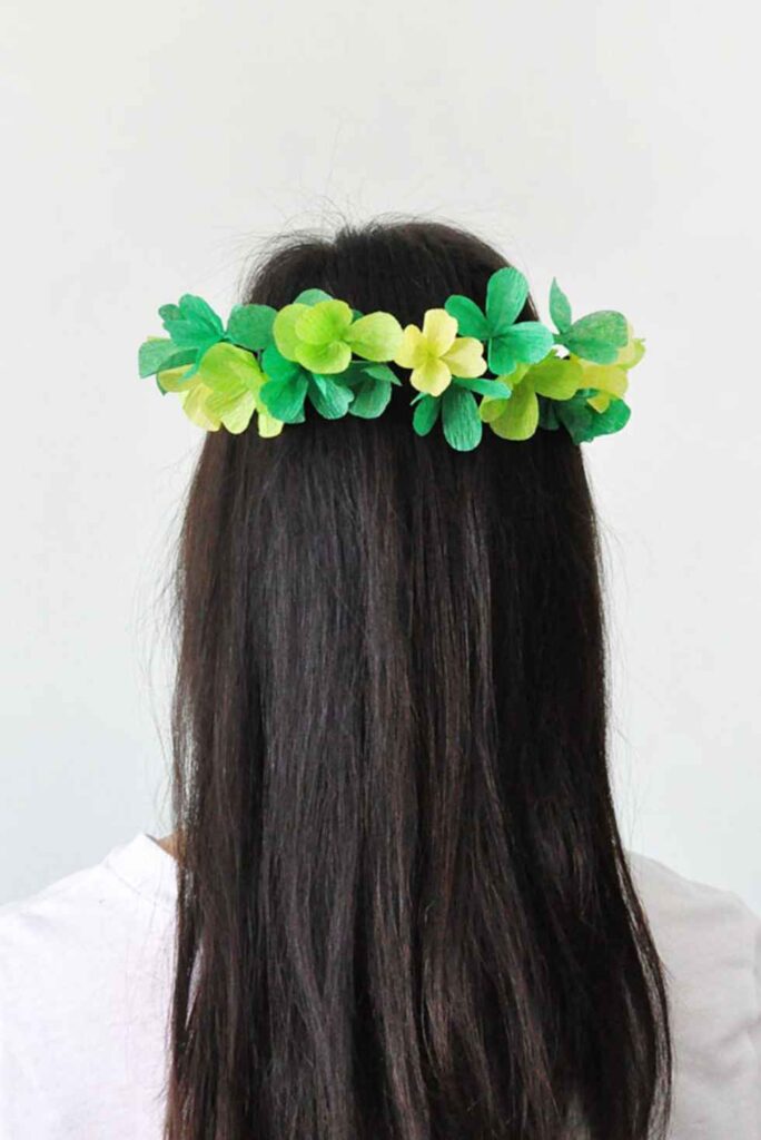 St. Patrick's Day Clover Crown