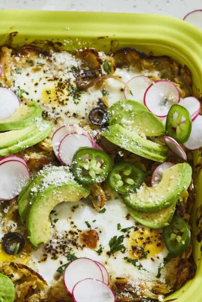 Verde Chilaquiles with Eggs