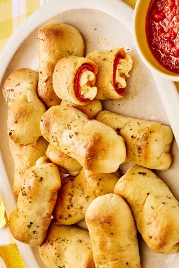 West Virginia Pepperoni Rolls-Game Day Appetizers and Dips for Football Parties