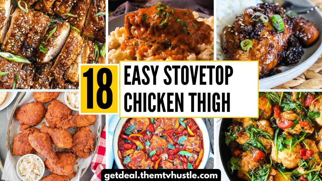 18 Easy Stovetop Chicken Thigh Recipes for One Pan Meals