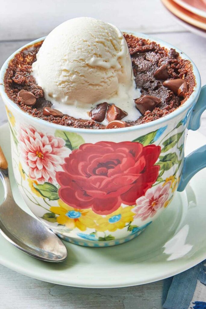 Brownie in a Mug-Fun Valentine's Day Recipes for Kids