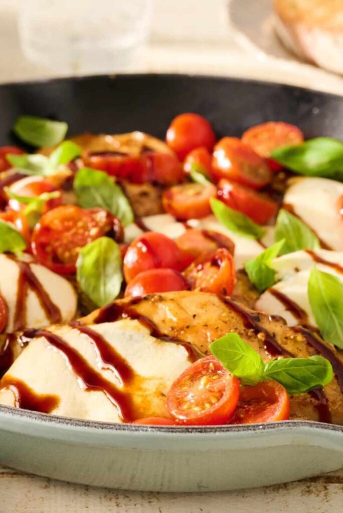 Caprese Chicken-Valentine's Day recipes