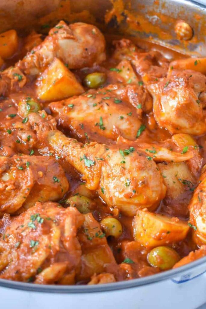 Chicken Fricassee-Valentine's Day recipes