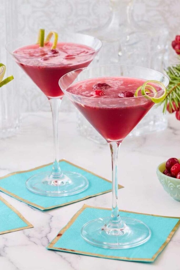 Cranberry Martini-Valentine's Day recipes