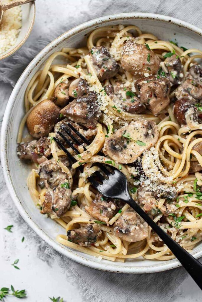 Creamy Mushroom Pasta Sauce