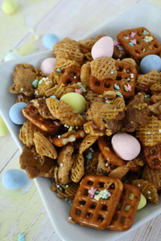 Easter Cadbury Egg Snack Mix-Easter Snack Mix Recipes