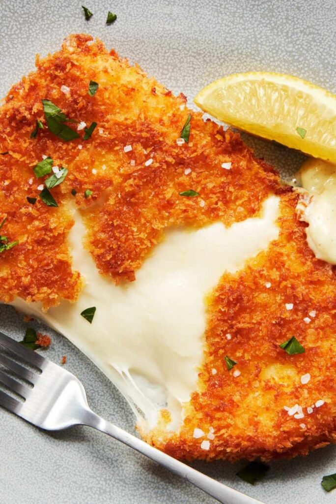 Mozzarella Schnitzel-Valentine's Day recipes