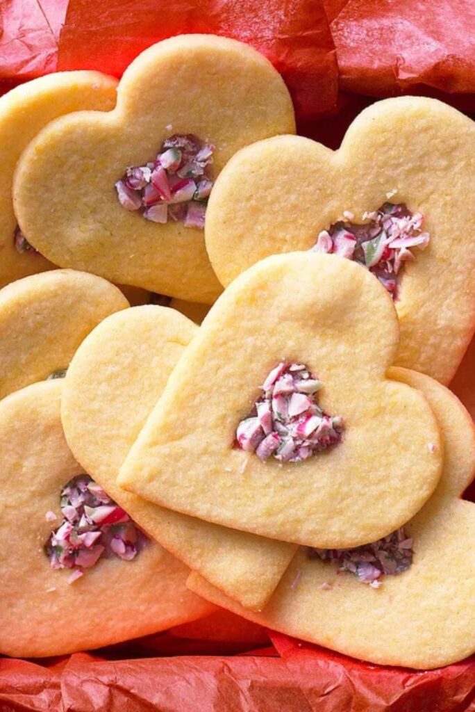 Peppermint candy biscuits-Fun Valentine's Day Recipes for Kids