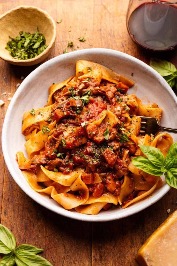 Short Rib Ragu with Pappardelle-Valentine's Day Pasta Recipes