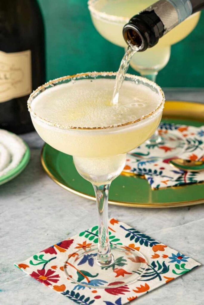 Sparkling Margarita-Best Valentine's Day Dinner Ideas