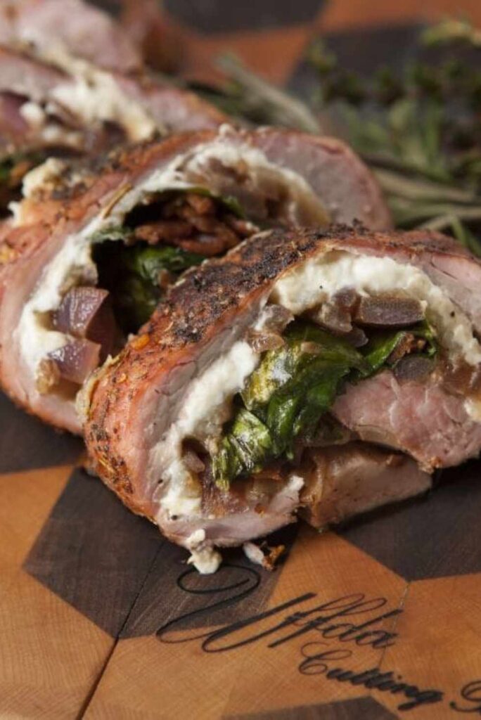 Stuffed Pork Tenderloin-Best Valentine's Day Dinner Ideas