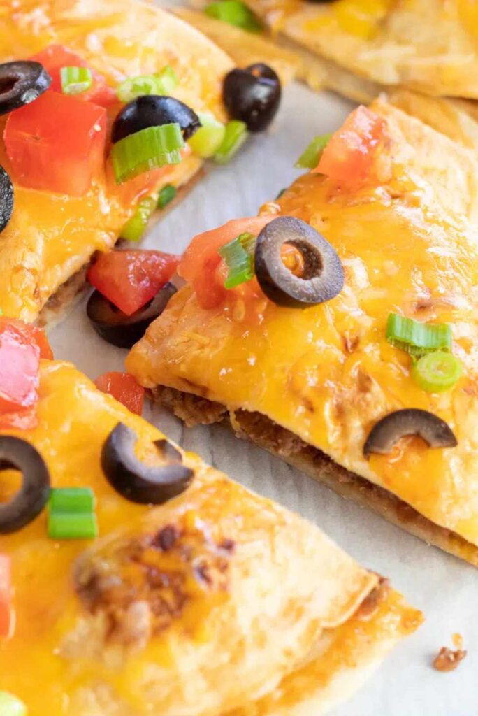 Taco Bell Mexican Pizza-Fun Valentine's Day Recipes for Kids