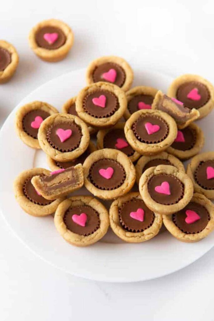 Valentine Peanut Butter Cups-Best Valentine's Day Desserts