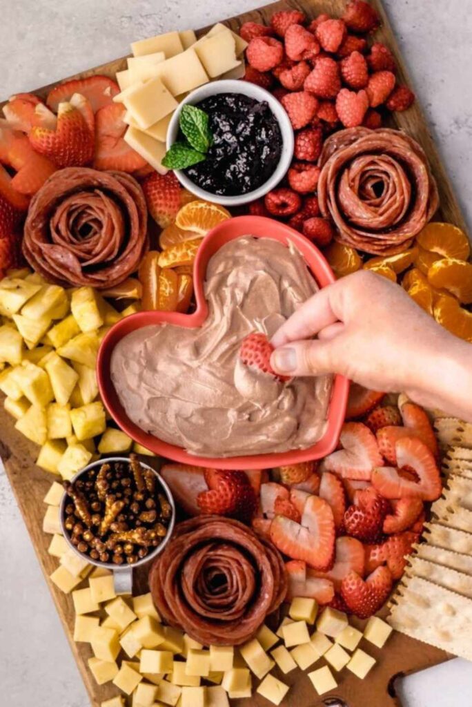 Valentine's Day Charcuterie Board