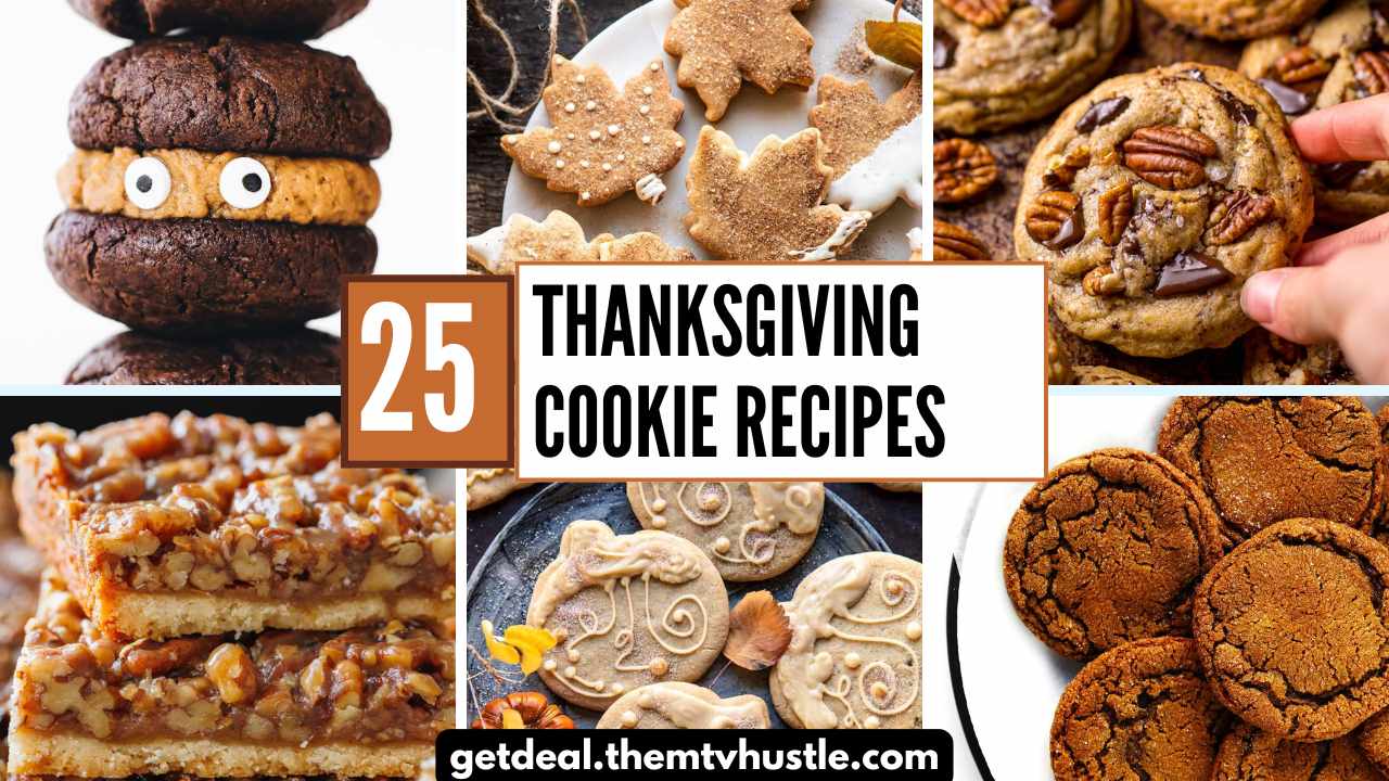 25+ Thanksgiving Cookie Recipes to Sweeten Your Holiday Table