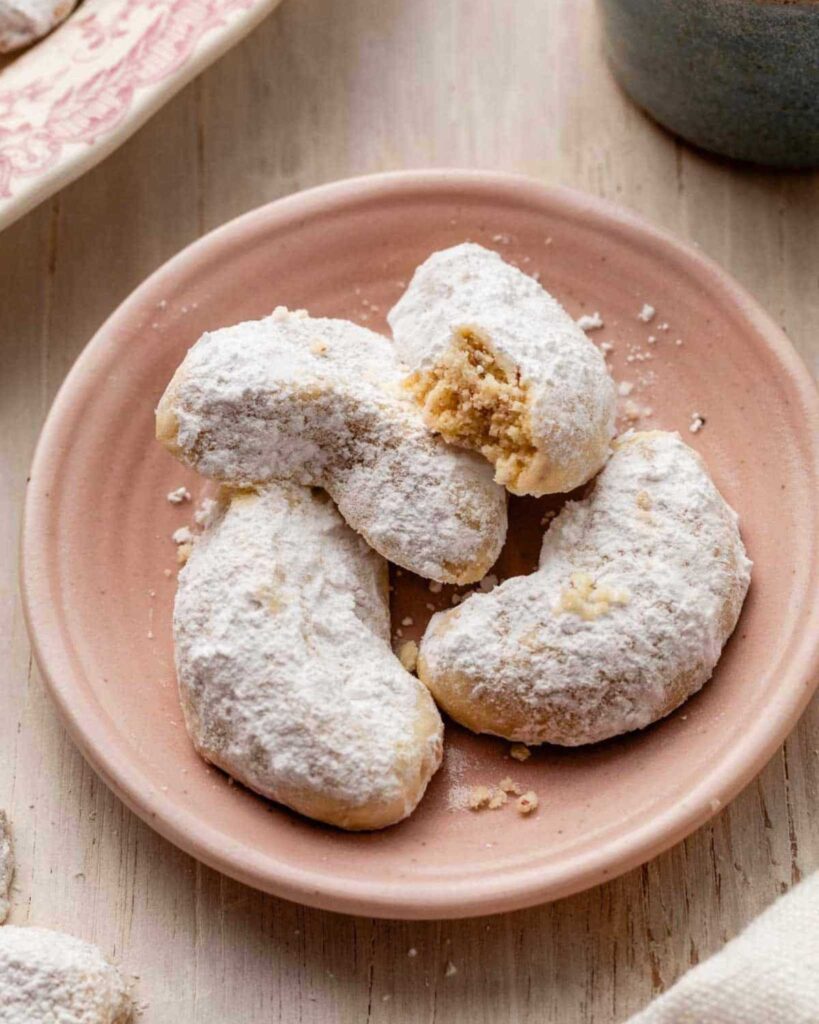 Almond Crescent Cookies