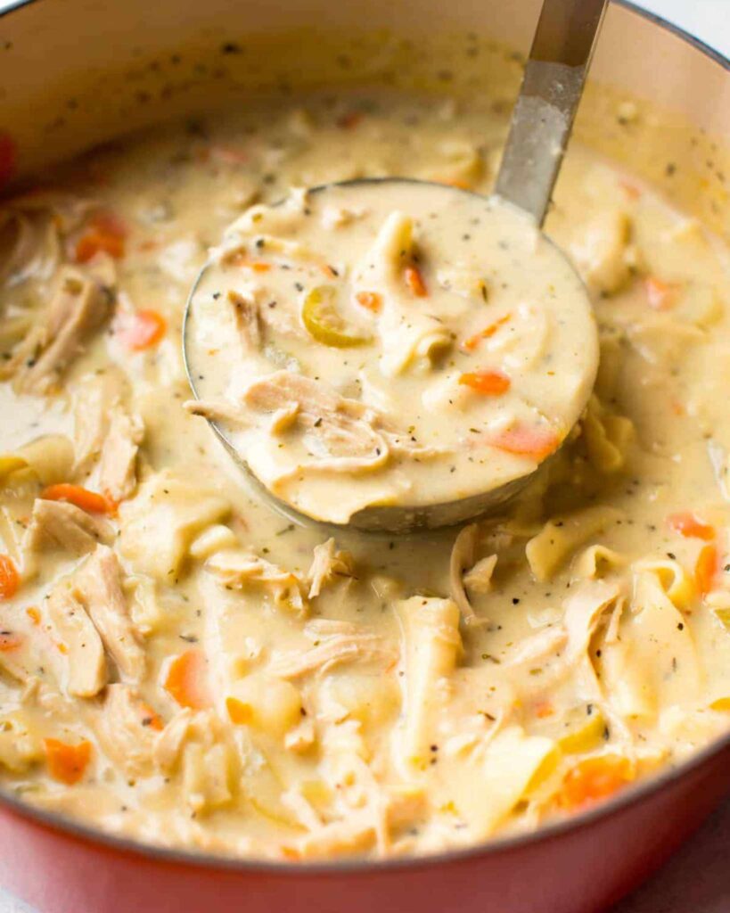 Creamy Chicken Noodle Soup
