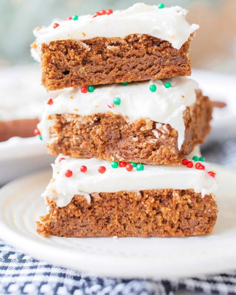 Dairy Free Gingerbread Bars