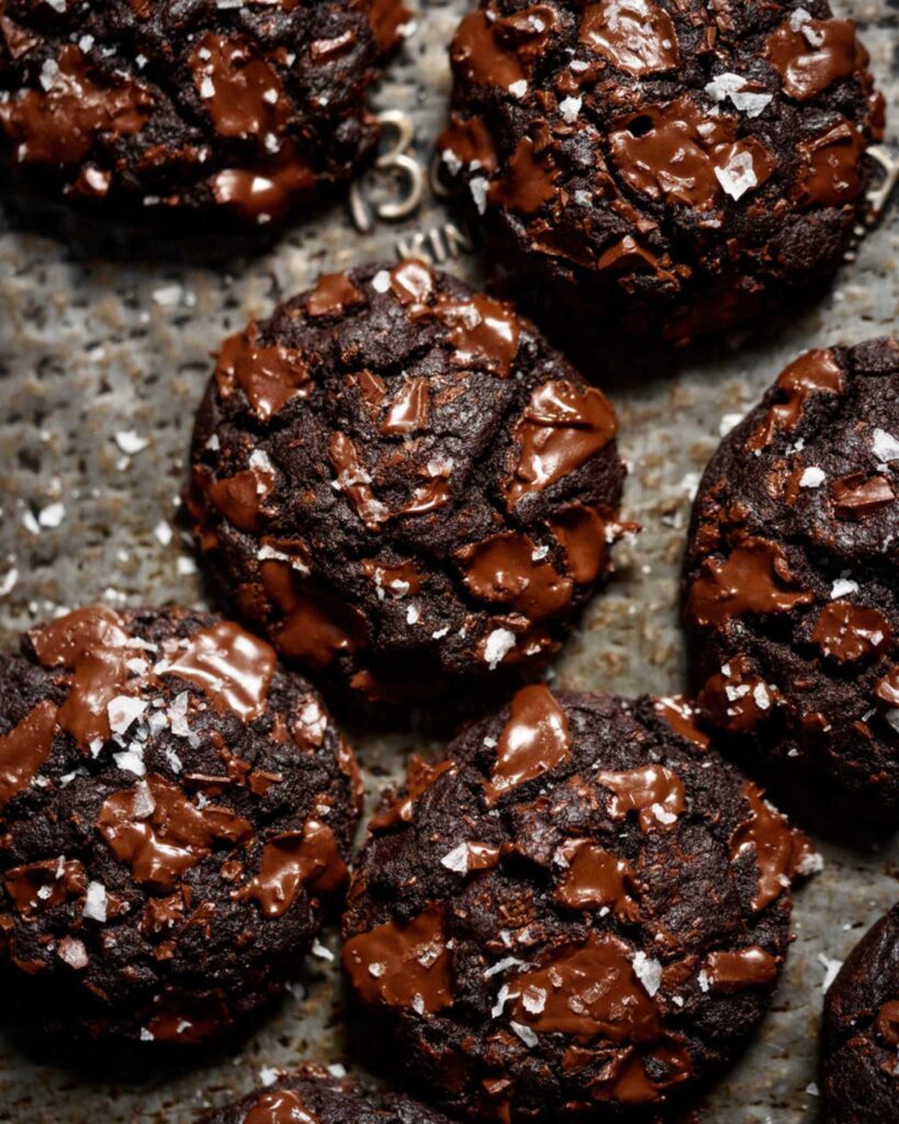 Double Chocolate Chunk Cookies