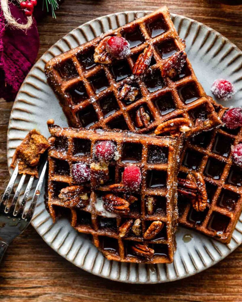 Gingerbread Waffles