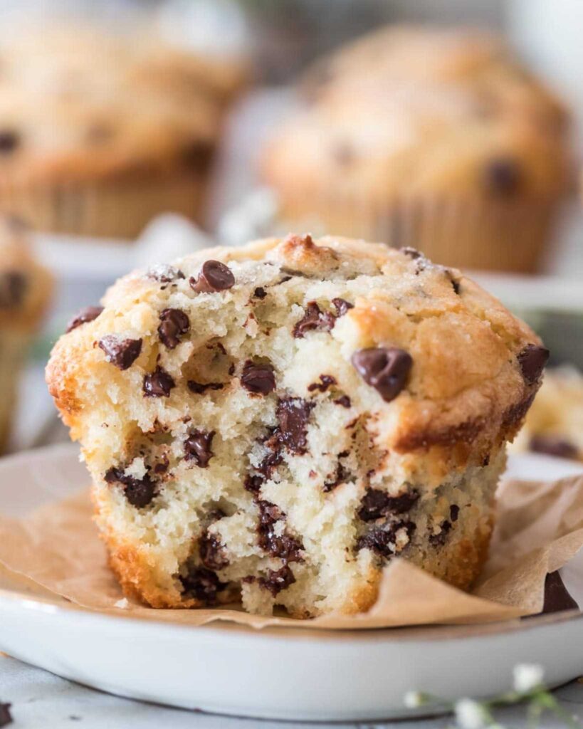 Holiday Chocolate Chip Muffins