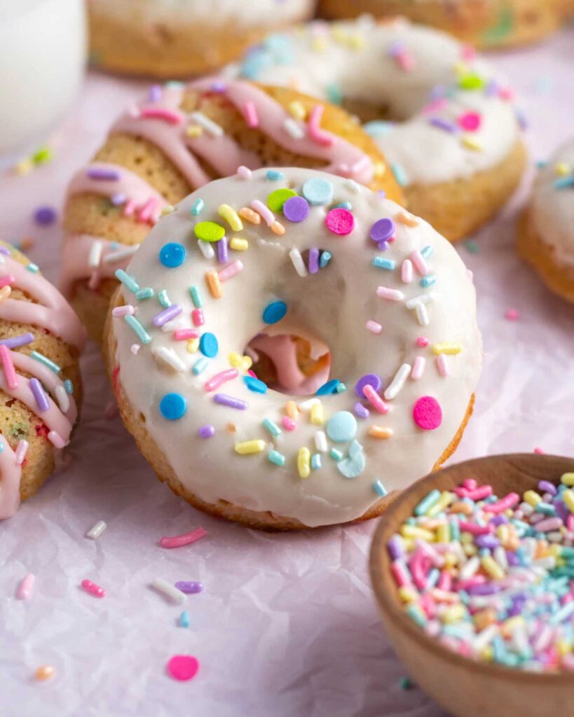 Holiday Sprinkle Donuts