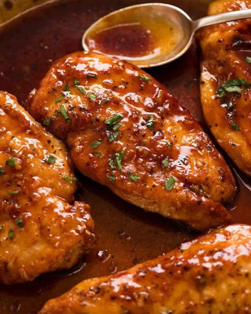 Honey Garlic Glazed Chicken