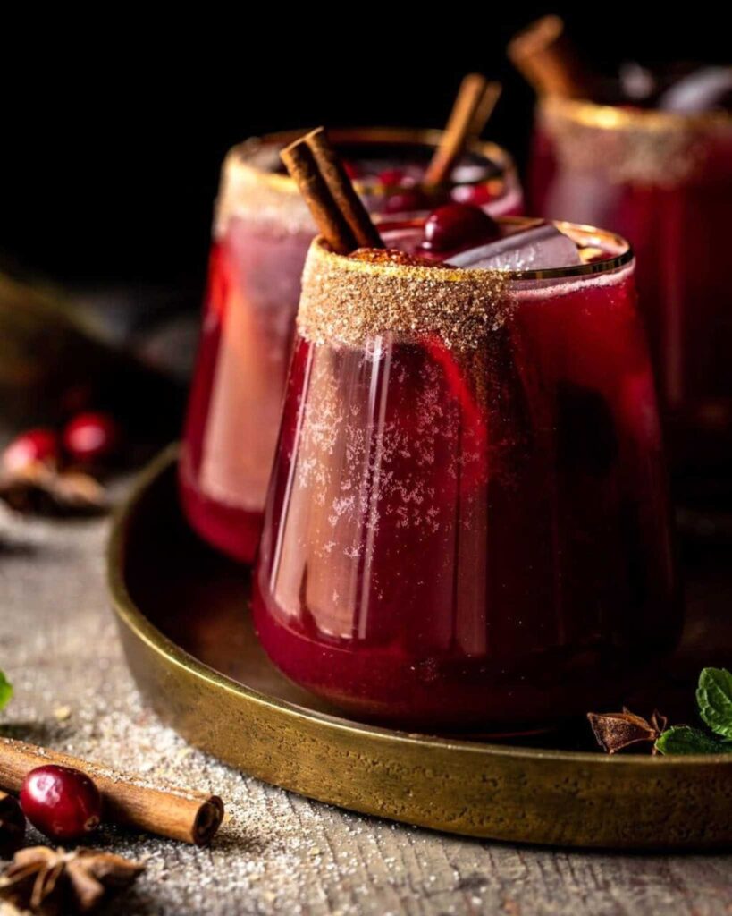 Hot Spiced Cranberry Punch