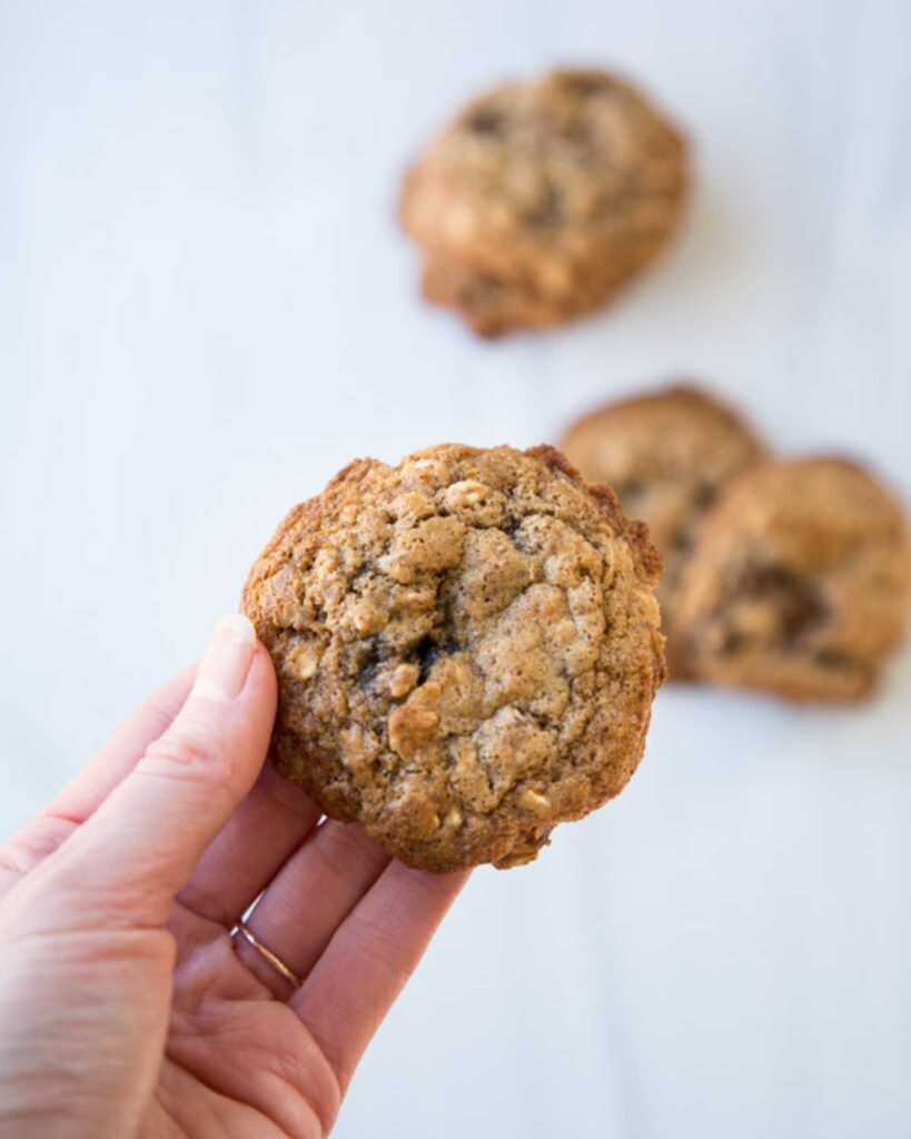 Low Sugar Oatmeal Cookies