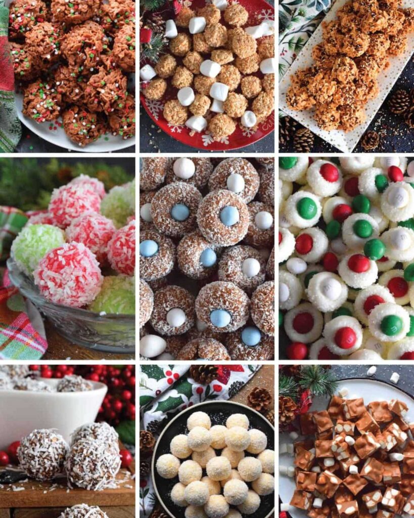 No Bake Christmas Cookies