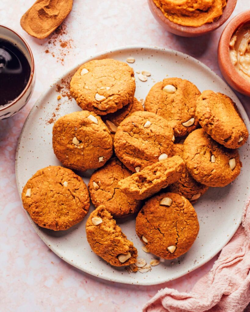 Peanut Butter Pumpkin Cookies