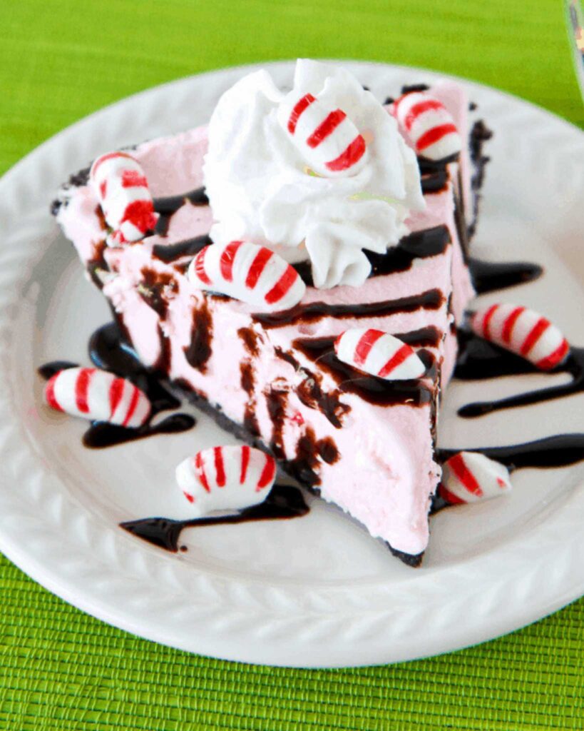 Peppermint Ice Cream Pie
