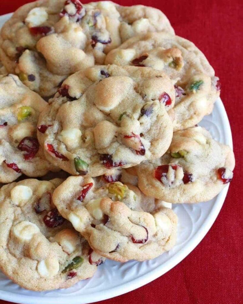 Pistachio Cranberry Cookies