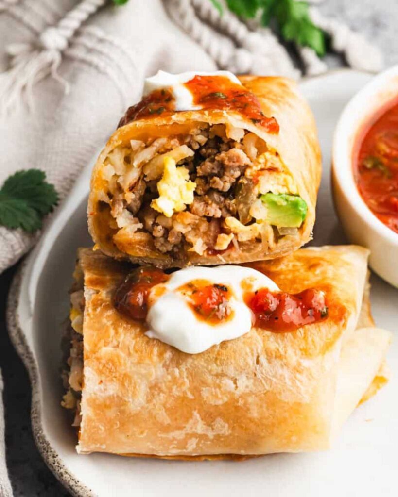 Prep-Ahead Breakfast Burritos