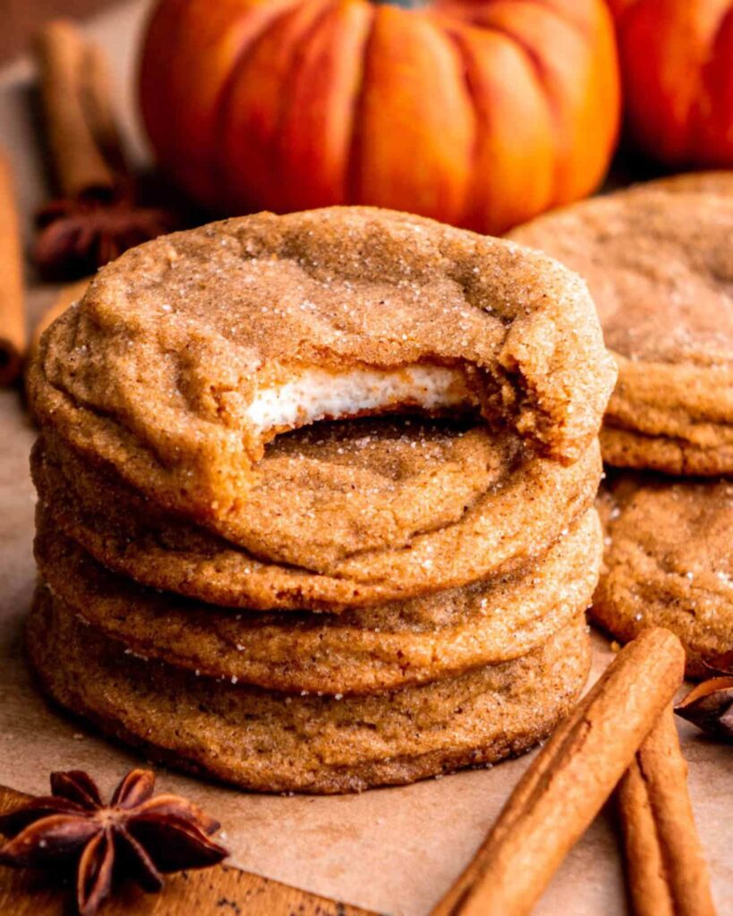 Pumpkin Cheesecake Cookies