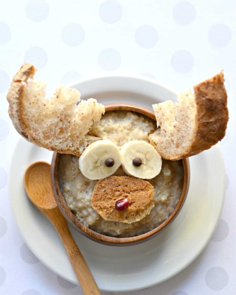 Reindeer Oatmeal Bowls