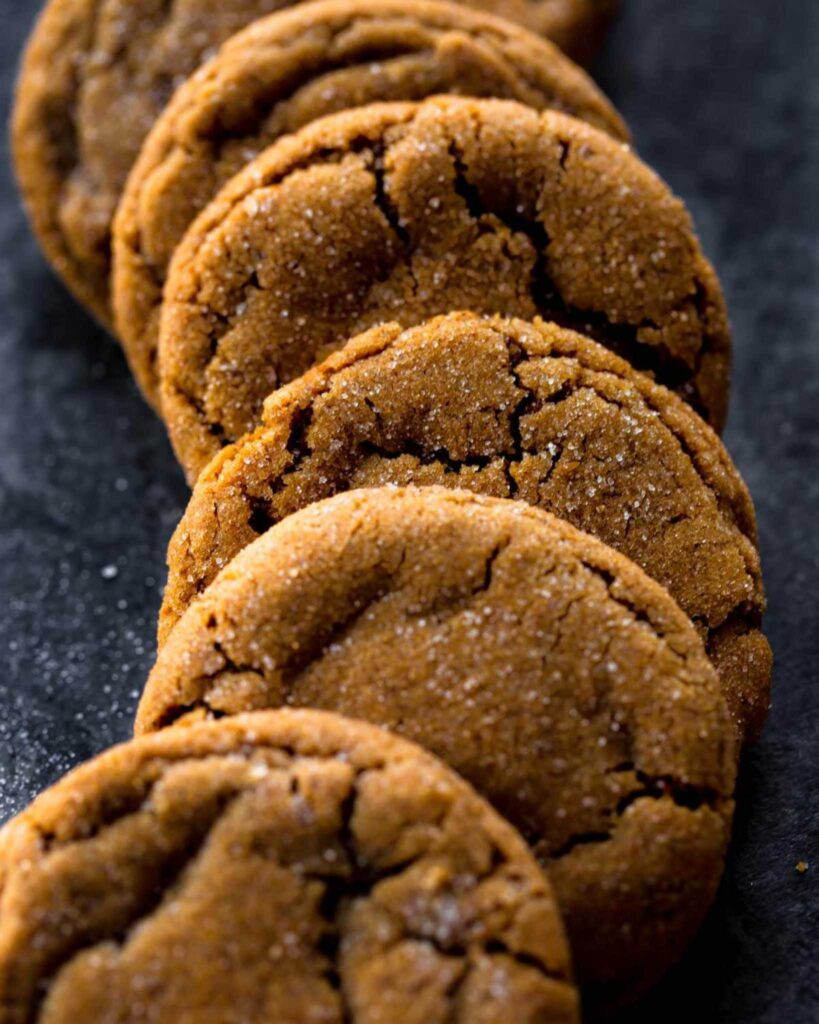 Soft & Chewy Molasses Cookies