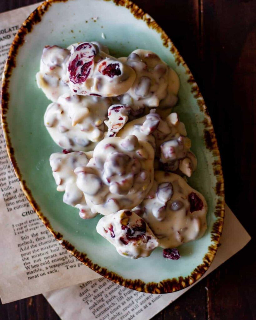White Chocolate Cranberry Clusters