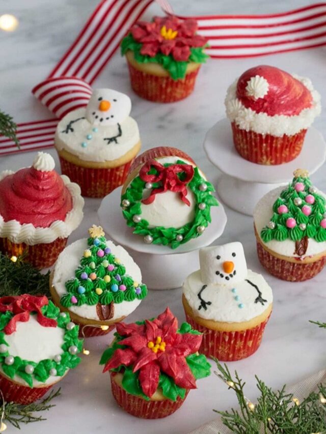 Festive Christmas Cupcake Ideas