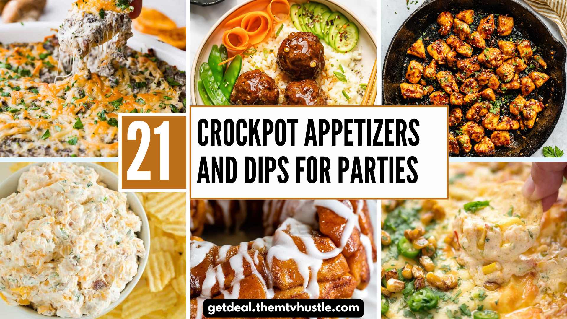 21 Easy Crockpot Appetizers and Dips for Parties